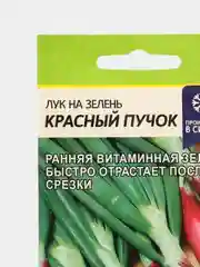 Семена Лук "Красный пучок", на зелень, зимостойкий, 0,5 г