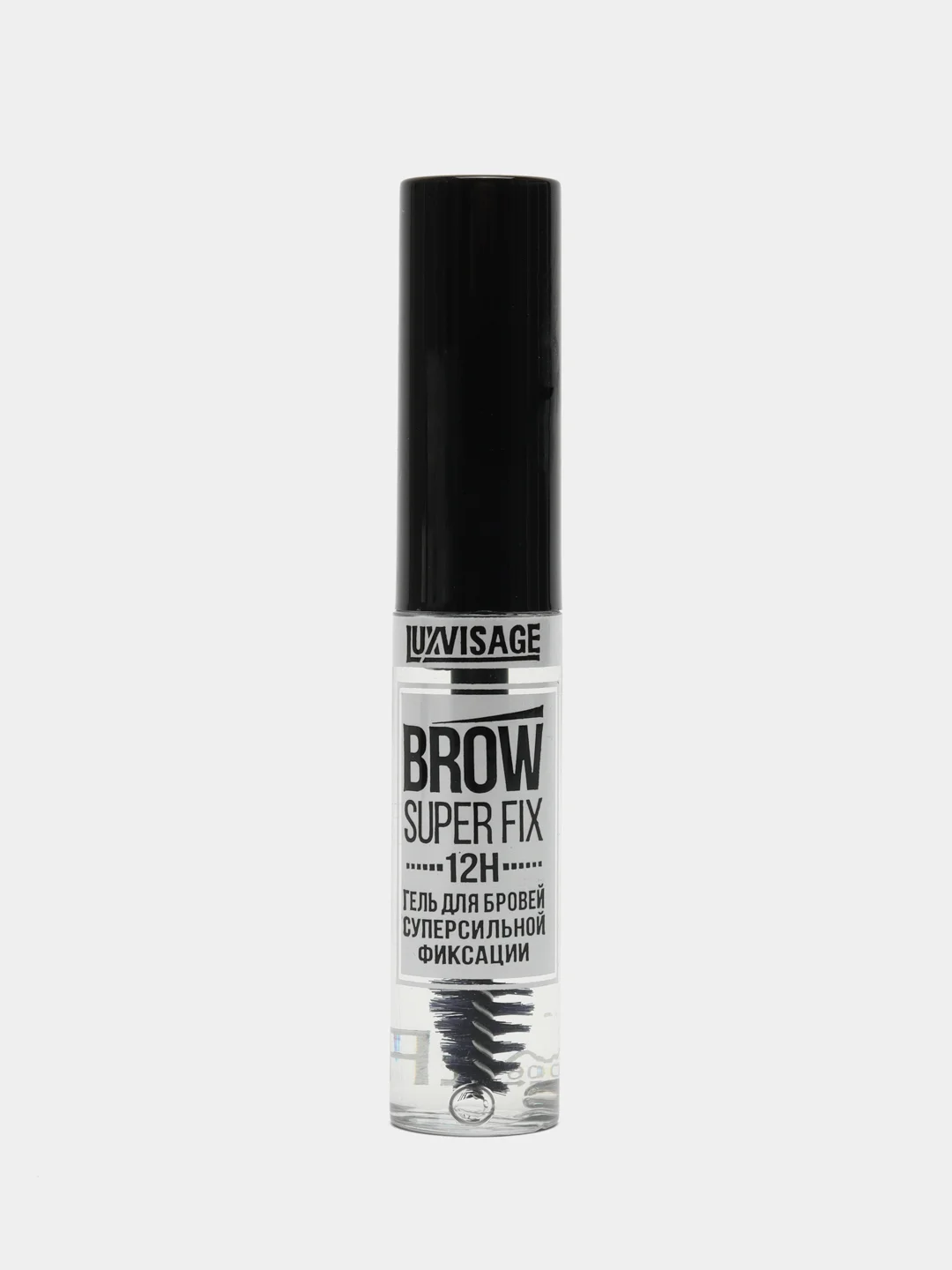 Прозрачный гель для бровей Brow Super Fix 12H Luxvisage (Люксвизаж), суперсильной фиксации, 6 г