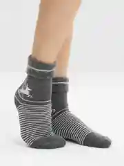 Серый носки теплые женские Danni "Зима"