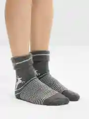 Серый носки теплые женские Danni "Зима"