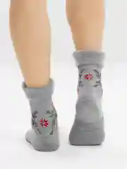 Серый металлик носки теплые женские Danni "Зима"
