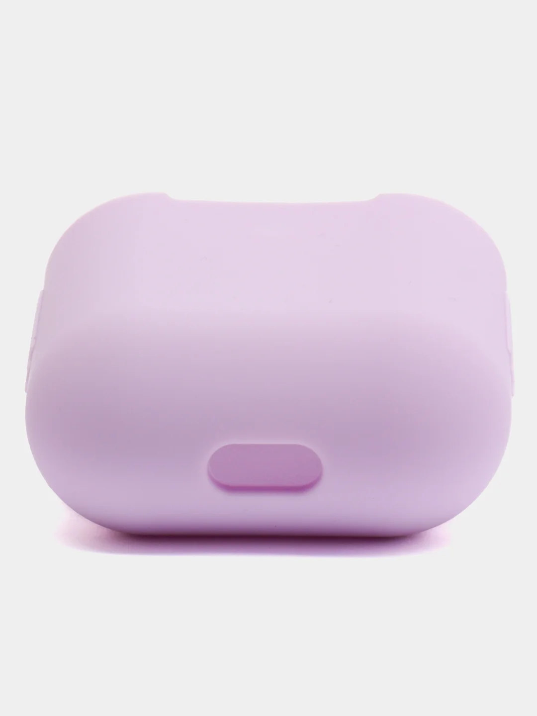 Лавандовый чехол для наушников Apple Airpods 1 и 2 силиконовый
