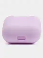 Лавандовый чехол для наушников Apple Airpods 1 и 2 силиконовый