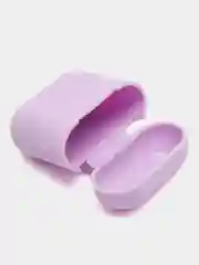 Лавандовый чехол для наушников Apple Airpods 1 и 2 силиконовый