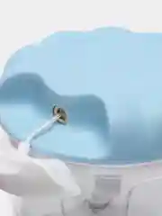 Голубой измельчитель кухонный, ручной