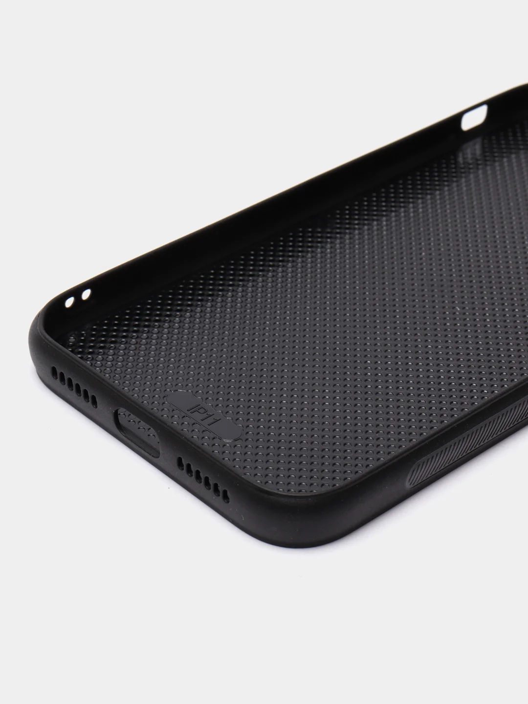 Бежевый чехол для iPhone 11, 12, 13 Pro Max, с зеркальной вставкой
