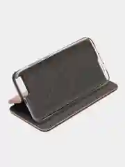 Розовый чехол-книжка на Xiaomi Mi 6, из эко кожи, с карманом для карт