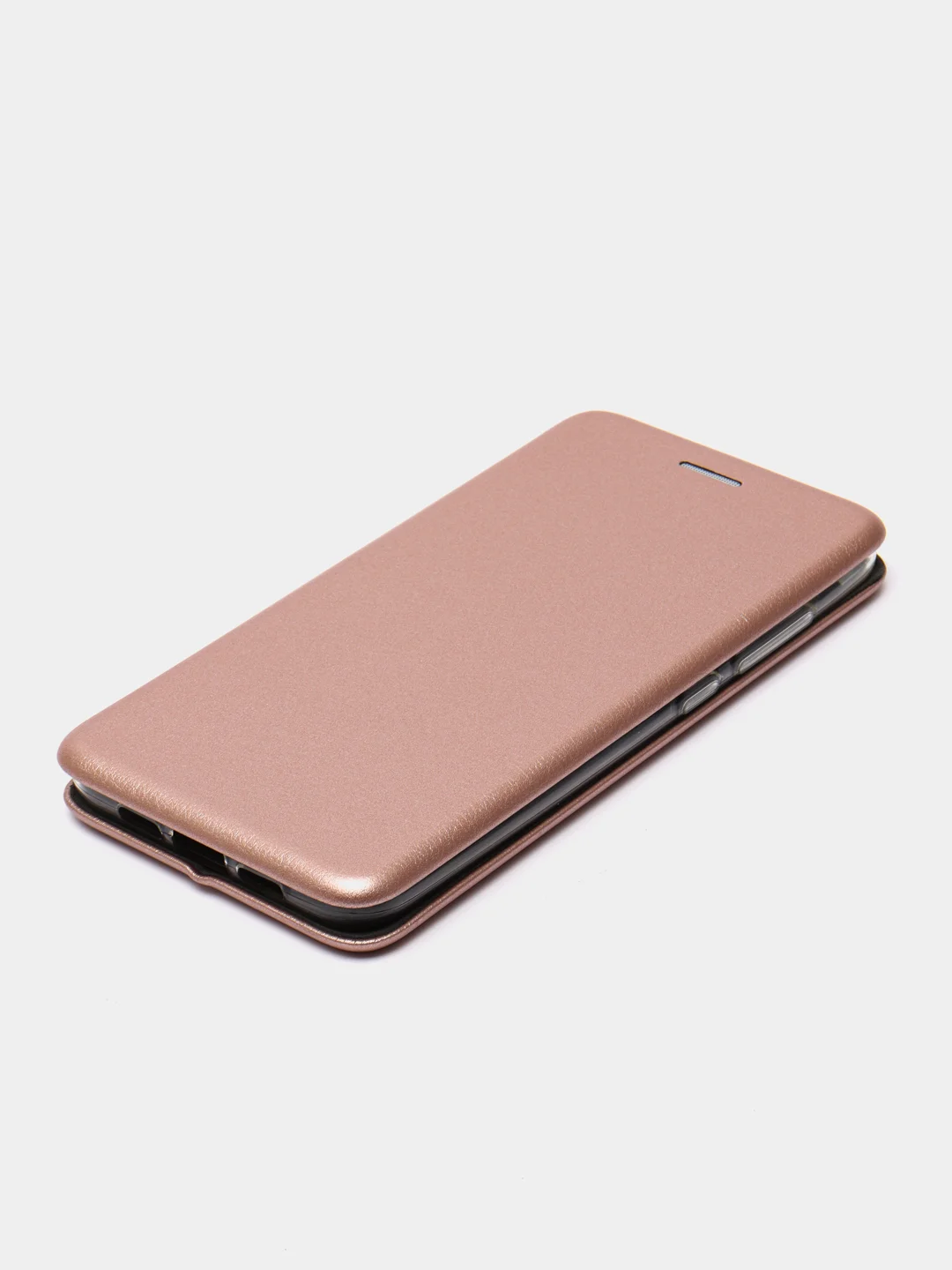 Розовый чехол-книжка на Xiaomi Mi 6, из эко кожи, с карманом для карт