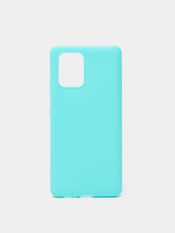 Чехол Samsung Galaxy S10 Lite, Самсунг Галакси С10 Лайт, силиконовый, цветной, матовый