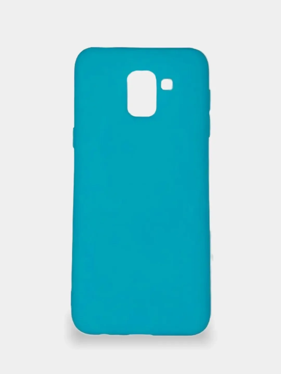 Угольный чехол Samsung Galaxy J6 2018, Самсунг Галакси Джи6 2018, силиконовый цветной матовый