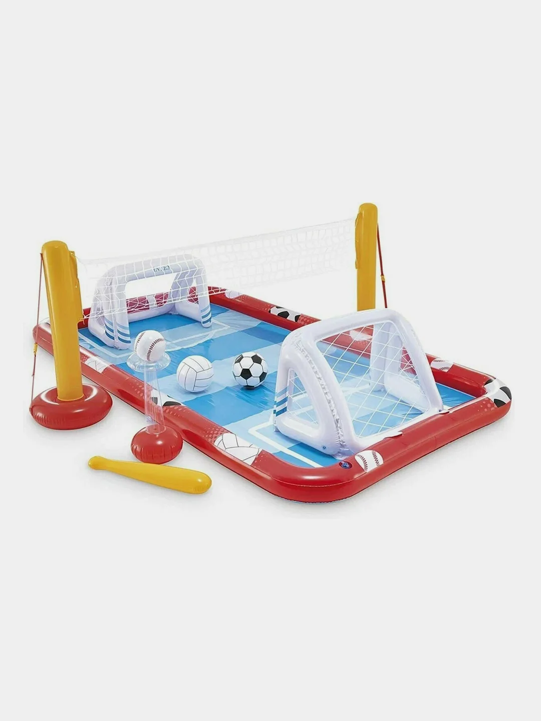 Красный игровой центр "Весёлая рыбалка" детский бассейн 218 х 188 х 99 см, от 2 лет, 57162NP INTEX