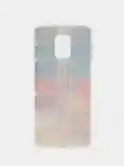 Бордовый чехол на Xiaomi Redmi Note 9S/9 Pro / Сяоми Редми Нот 9S/9 Про прозрачный, с рисунком