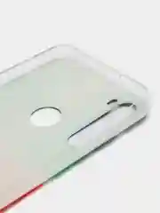Бордовый силиконовый чехол на Xiaomi Redmi Note 8T / Сяоми Редми Нот 8T прозрачный, с рисунком