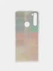 Бордовый силиконовый чехол на Xiaomi Redmi Note 8T / Сяоми Редми Нот 8T прозрачный, с рисунком