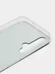 Серебряный чехол на Honor 20/Huawei Nova 5T / Хонор 20 прозрачный, с рисунком, защита камеры