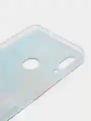 Голубой силиконовый чехол на Xiaomi Redmi Note 7 / Сяоми Редми Нот 7 прозрачный, с рисунком