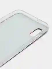 Красный силиконовый чехол на Samsung Galaxy A10 / Самсунг А10 прозрачный с рисунком, защита камеры