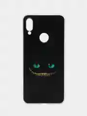 Черный силиконовый чехол на Xiaomi Redmi Note 7 / Сяоми Редми Нот 7 прозрачный, с рисунком
