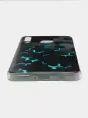 Бирюзовый чехол на Huawei P30 Lite/Honor 20S/20 Lite 2020 / Хонор 20 Lite прозрачный, с рисунком