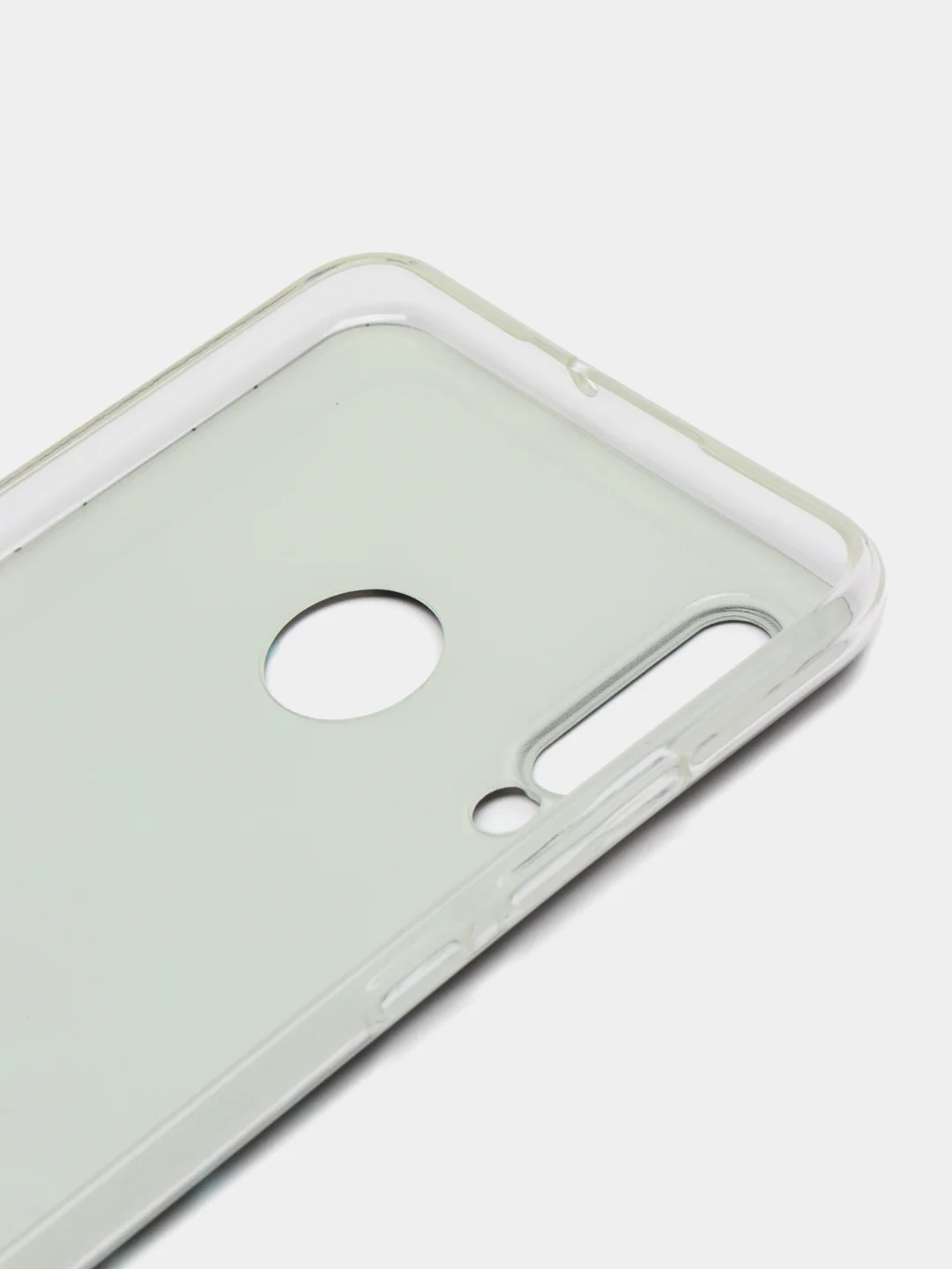 Бирюзовый чехол на Huawei P30 Lite/Honor 20S/20 Lite 2020 / Хонор 20 Lite прозрачный, с рисунком