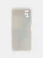 Ледяной силиконовый чехол на Tecno Pova 2 / Текно Пова 2 прозрачный, с рисунком, защита камеры