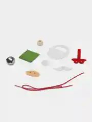 Вишнёвый набор для создания подвесной ёлочной игрушки, из фетра