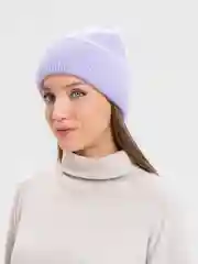 Лавандовый шапка женская, из ангоры