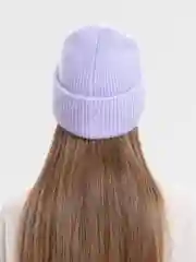 Лавандовый шапка женская, из ангоры