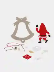 Алый набор для создания подвесной ёлочной игрушки, из фетра