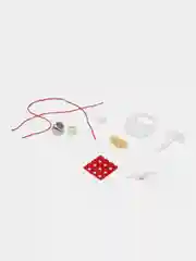 Алый набор для создания подвесной ёлочной игрушки, из фетра