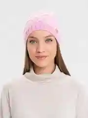 Розовый шапка женская без подклада Амсония