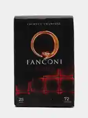 Кокосовый уголь для кальяна Fanconi, 25 мм, 72 штуки