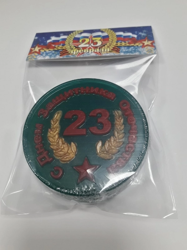 Сувенирное мыло ручной работы "Медаль 23"