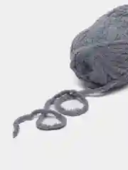 Серый пряжа Alize Softy mega (Ализе софти мега), 100 г, 70 м