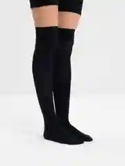 Угольный женские гольфы-чулки