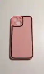 Розовый наладка имитация стекла с защитой камеры для IPHONE 13