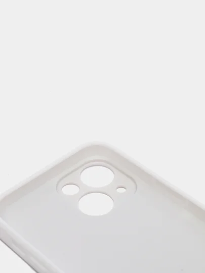 Белый наладка имитация стекла с защитой камеры для IPHONE 13