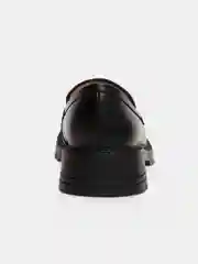 Молочный лоферы женские черные натуральная кожа El Tempo всесезонные