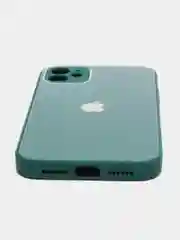 Зеленый чехол для iPhone 11, силиконовый, со стеклянной панелью