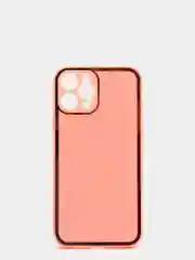 Розовый наладка имитация стекла с защитой камеры для IPHONE 13 PRO MAX