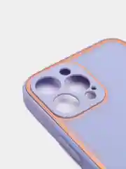 Сиреневый наладка имитация стекла с защитой камеры для IPHONE 13 PRO MAX
