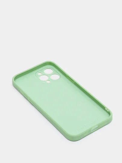 Салатовый наладка имитация стекла с защитой камеры для IPHONE 13 PRO MAX