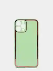 Салатовый наладка имитация стекла с защитой камеры для IPHONE 13 PRO MAX