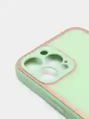 Салатовый наладка имитация стекла с защитой камеры для IPHONE 13 PRO MAX
