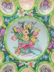 Пасхальная подставка для кулича и яиц