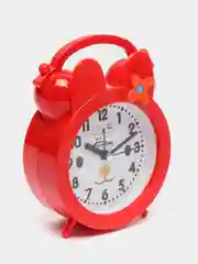 Красный часы настольные с будильником