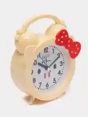 Желтый часы настольные с будильником