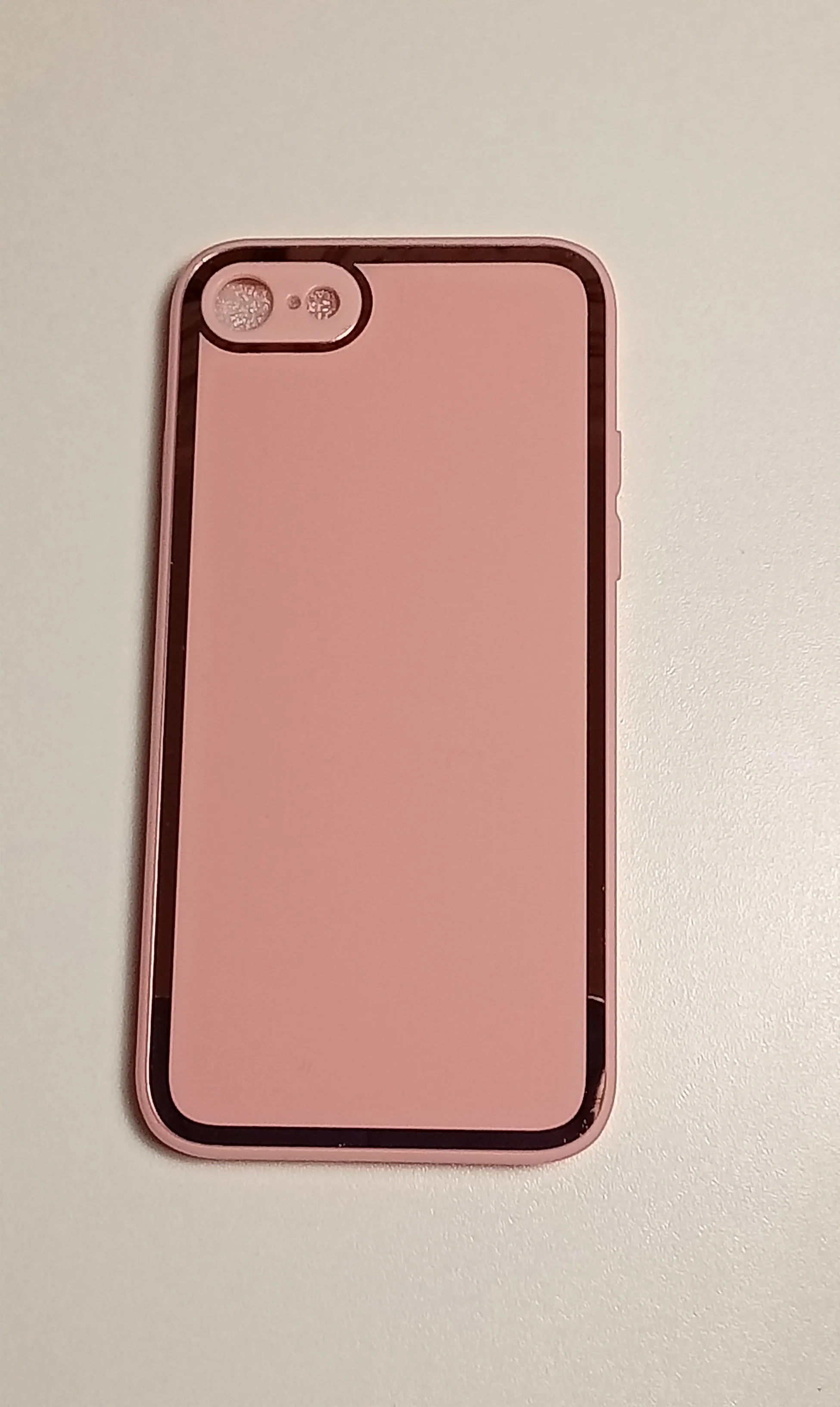 Розовый наладка-имитация стекла с защитой камеры для IPHONE 7, 8