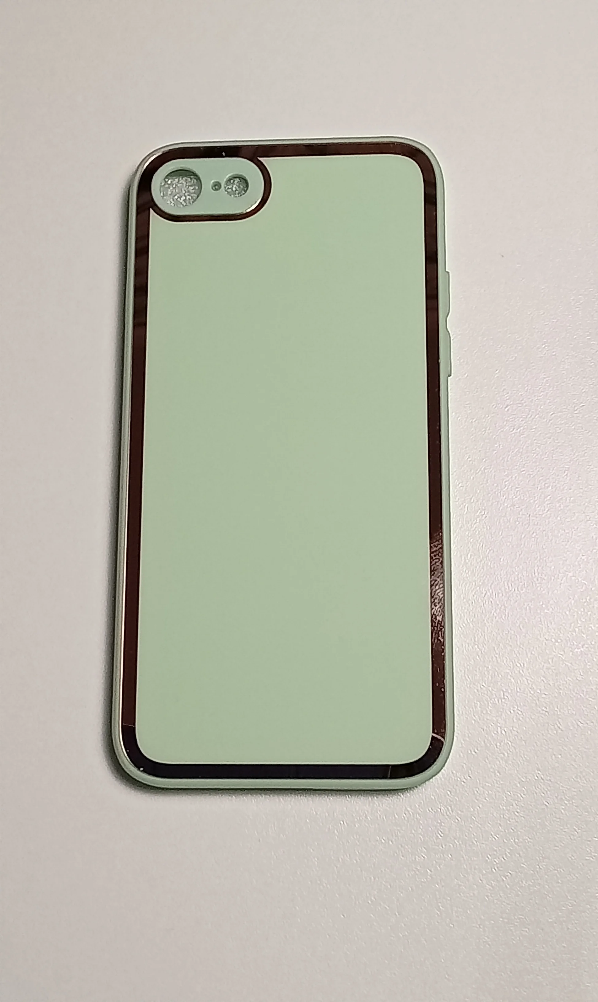Салатовый наладка-имитация стекла с защитой камеры для IPHONE 7, 8