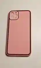 Розовый наладка имитация стекла с защитой камеры для IPhone 11 Pro Max